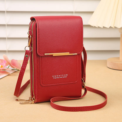 Women's crossbody touchscreen phone bag