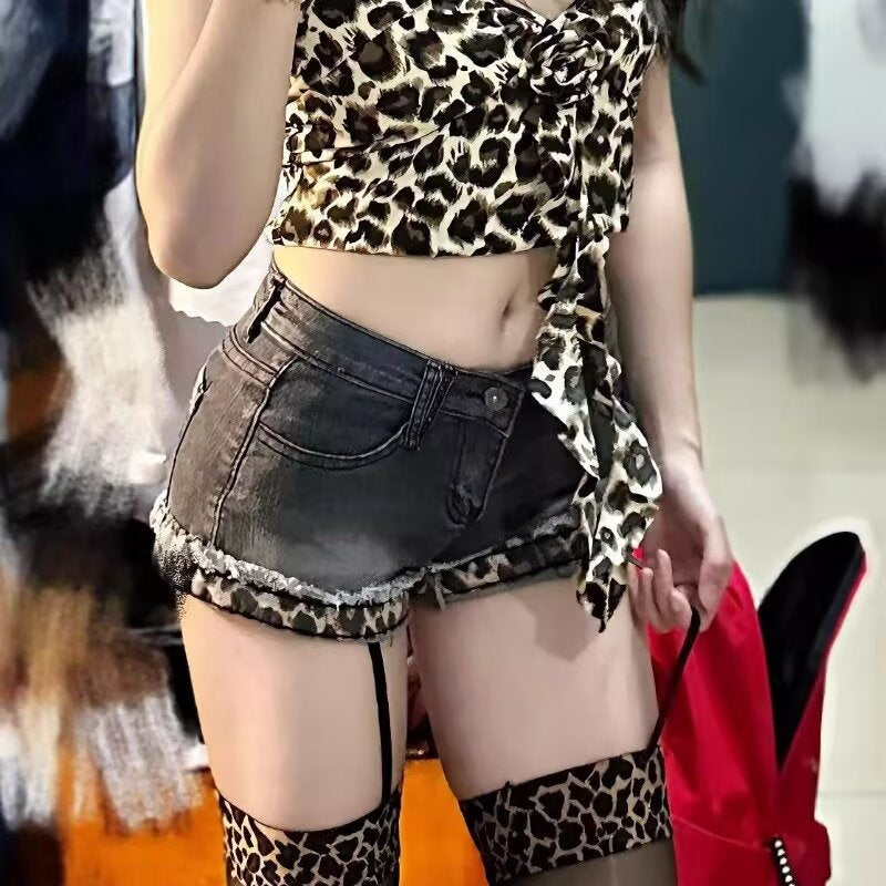 Women's Denim A-Line Shorts