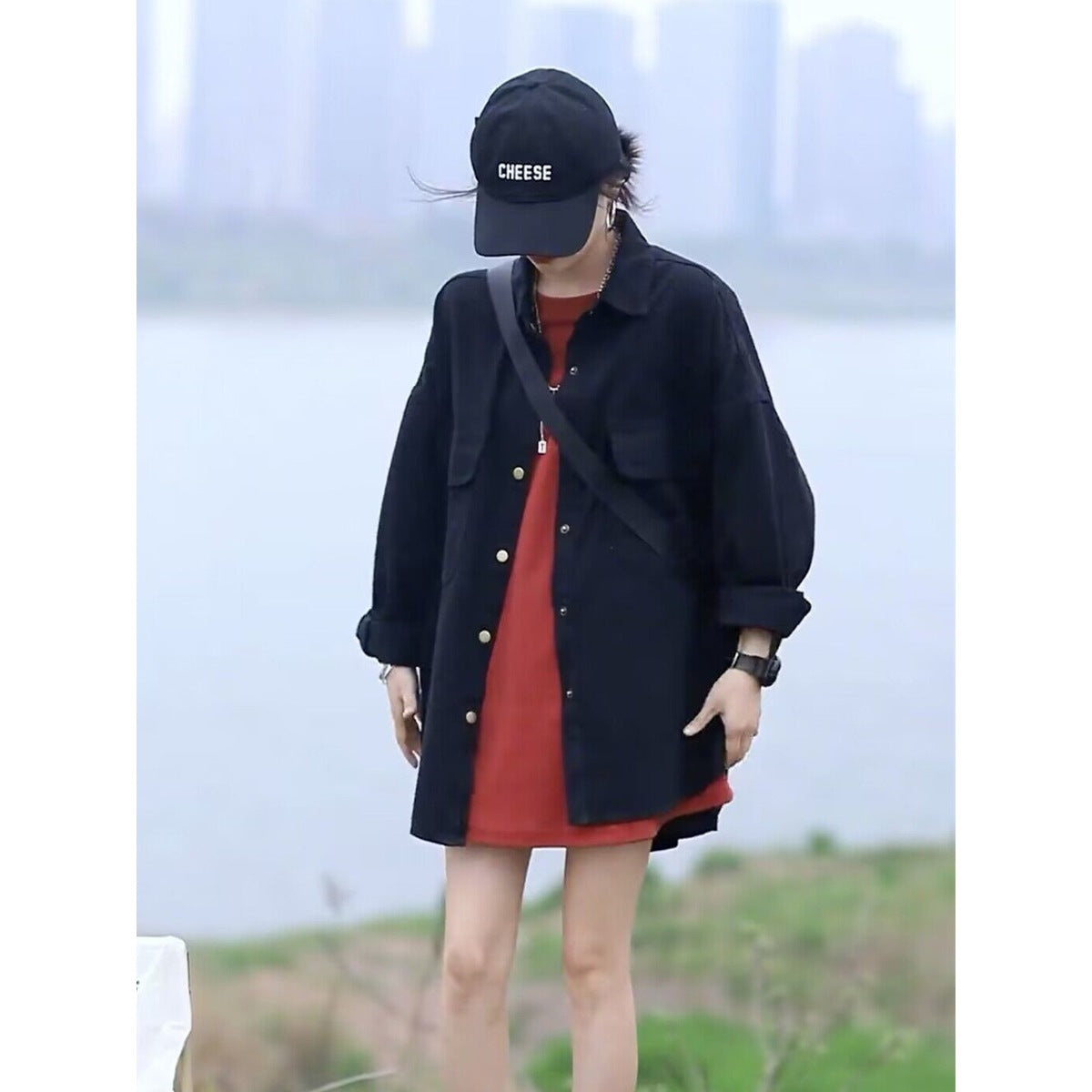 Women's Denim Shirt Cardigan