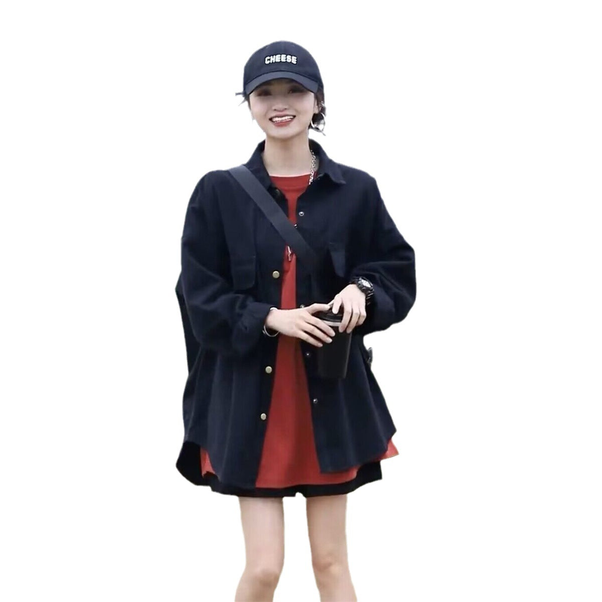 Women's Denim Shirt Cardigan