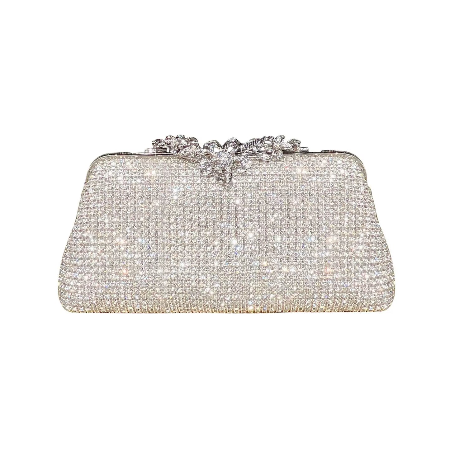 Women's Diamond-Encrusted Evening Clutch Bag