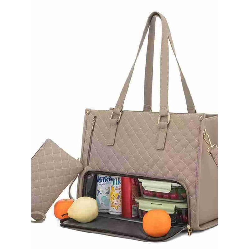 Women's Diamond Pattern PU Shoulder Bag
