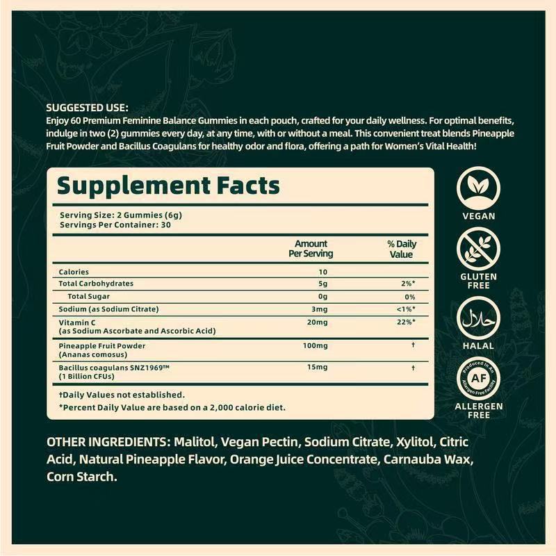 Women's Dietary Balance Gummies