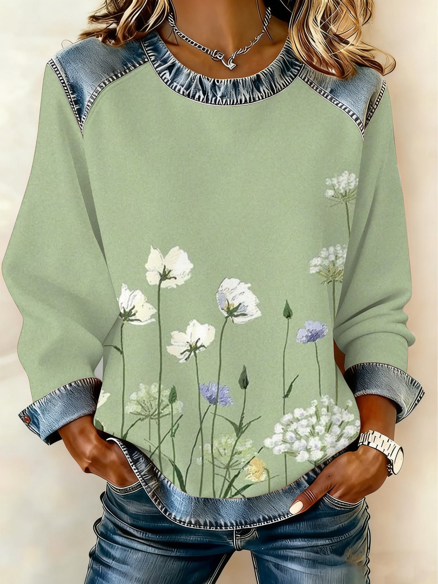 Women's Digital Print T-Shirt