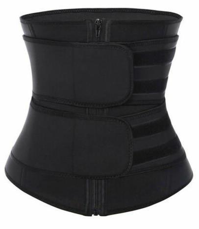 women's double belt reinforced sports belly belt
