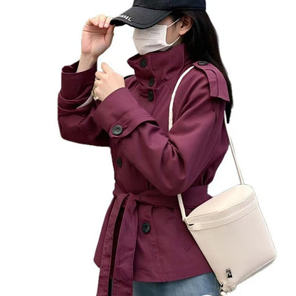 Women's Double-Breasted Trench Coat
