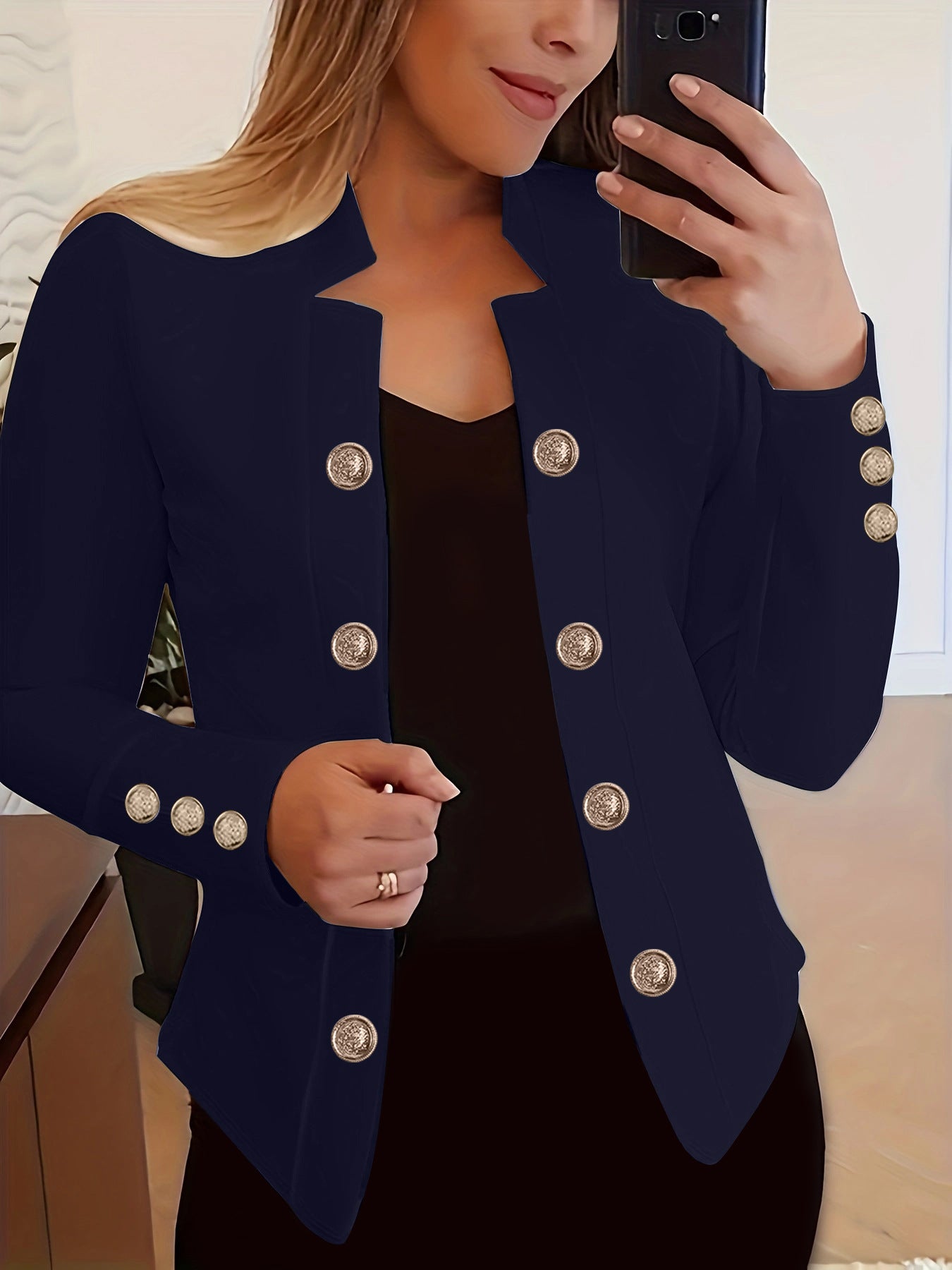 Women's Double Button Suit Jacket