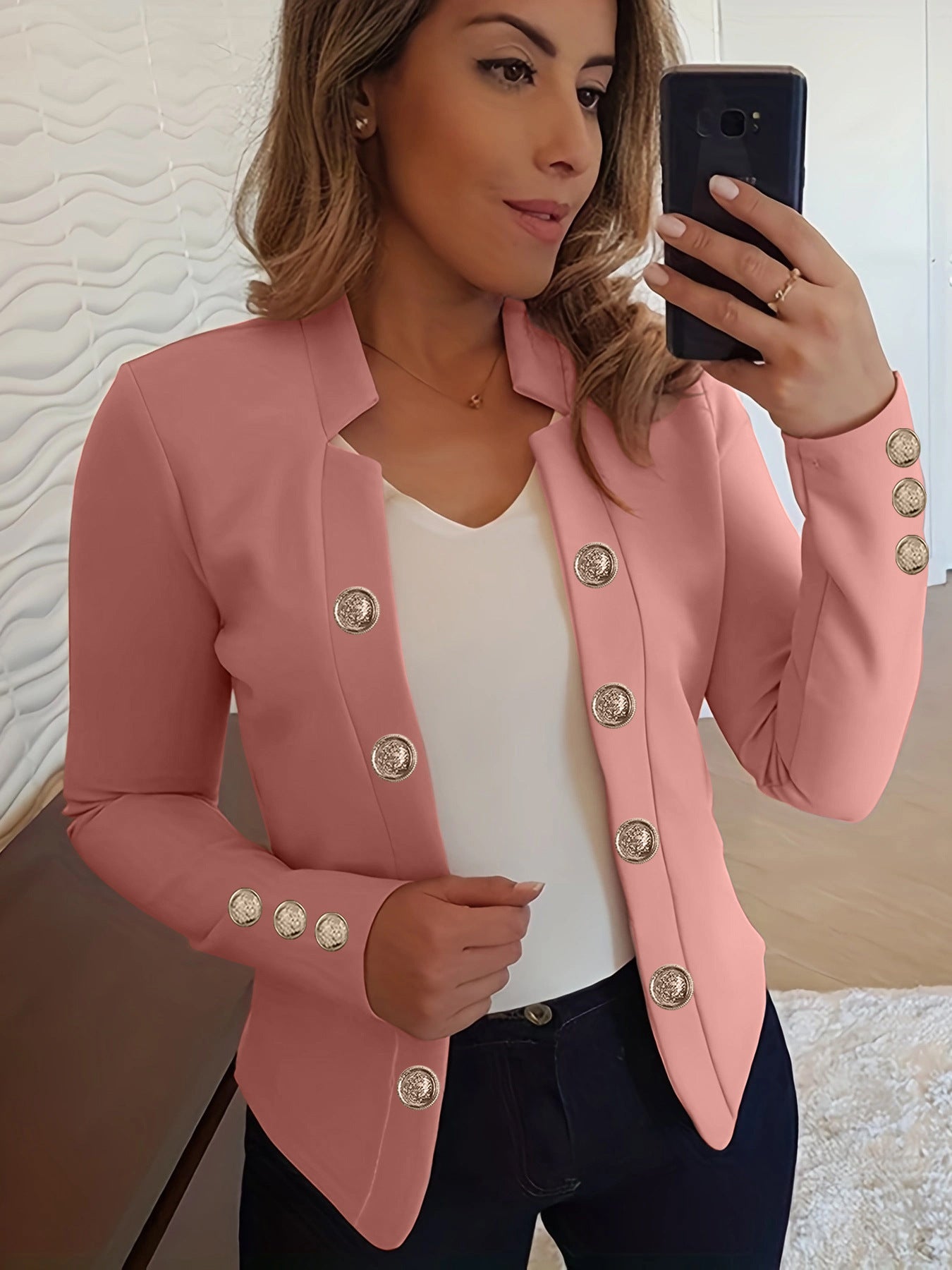 Women's Double Button Suit Jacket