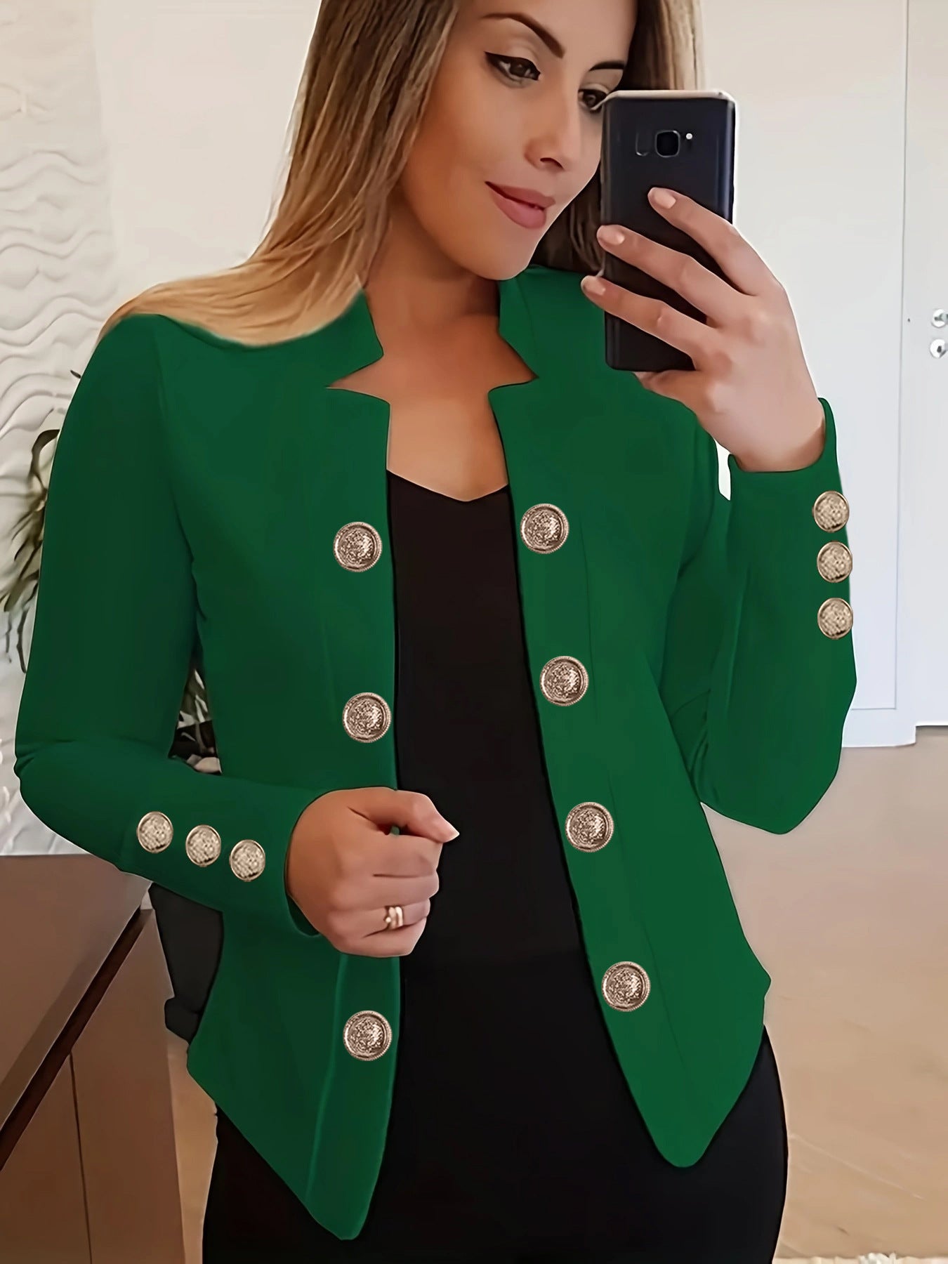 Women's Double Button Suit Jacket