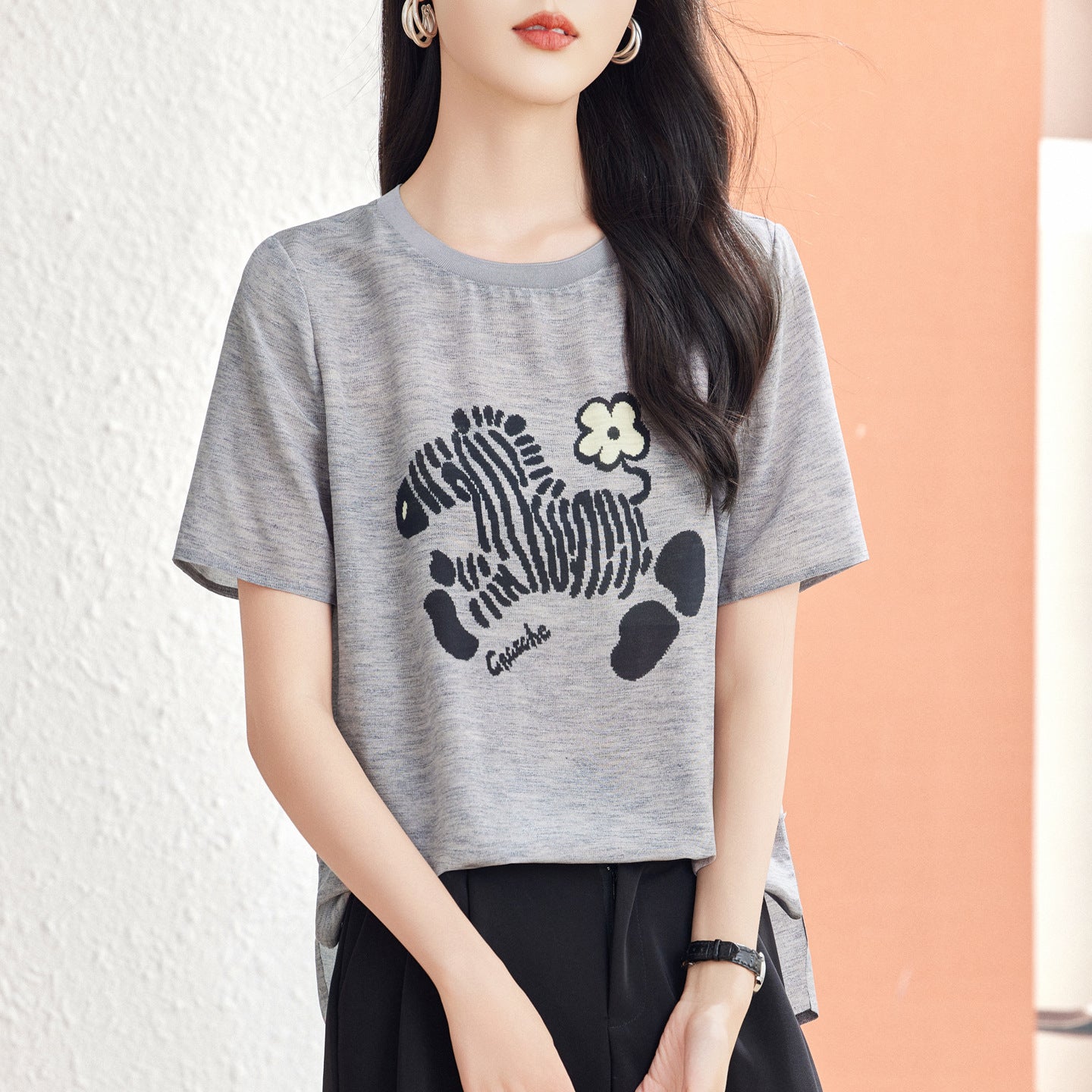 Women's Double Crepe Silk Blouse