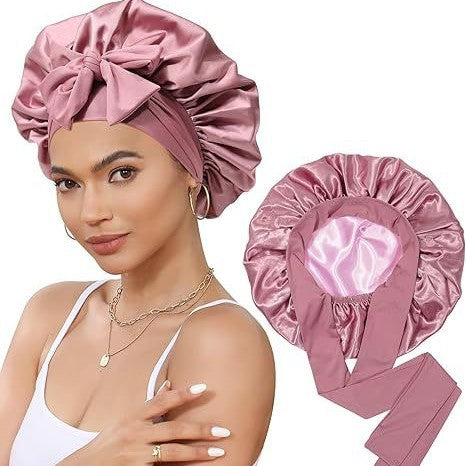 Women's Double Layer Stretch Nightcap