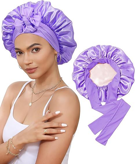 Women's Double Layer Stretch Nightcap
