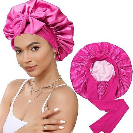Women's Double Layer Stretch Nightcap