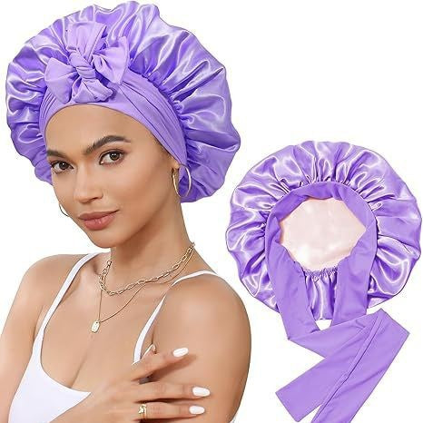 Women's Double Layer Stretch Nightcap