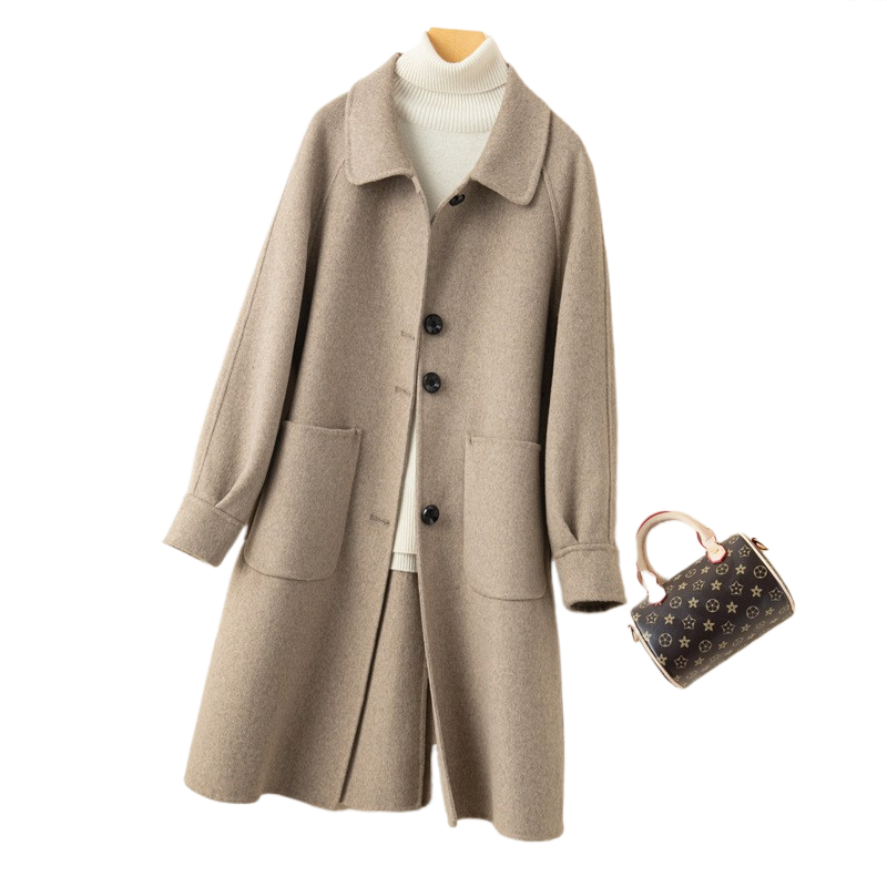 Women's Double-Sided Cashmere Wool Coat