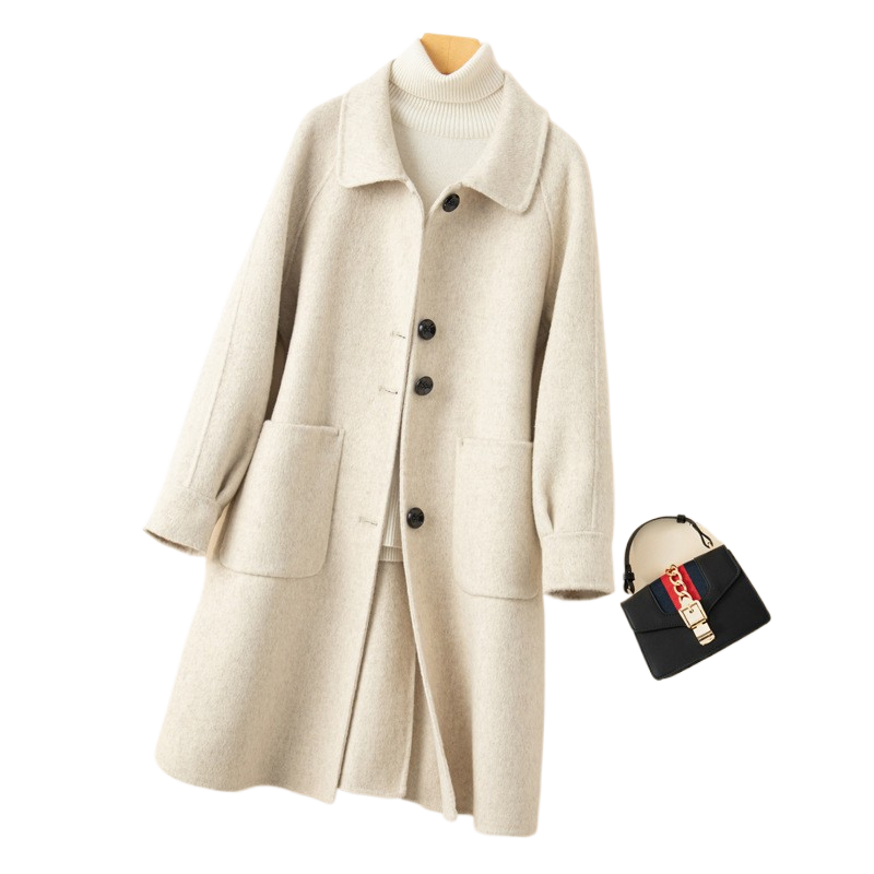 Women's Double-Sided Cashmere Wool Coat