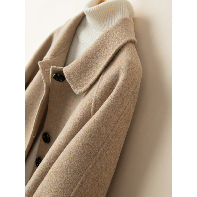 Women's Double-Sided Cashmere Wool Coat