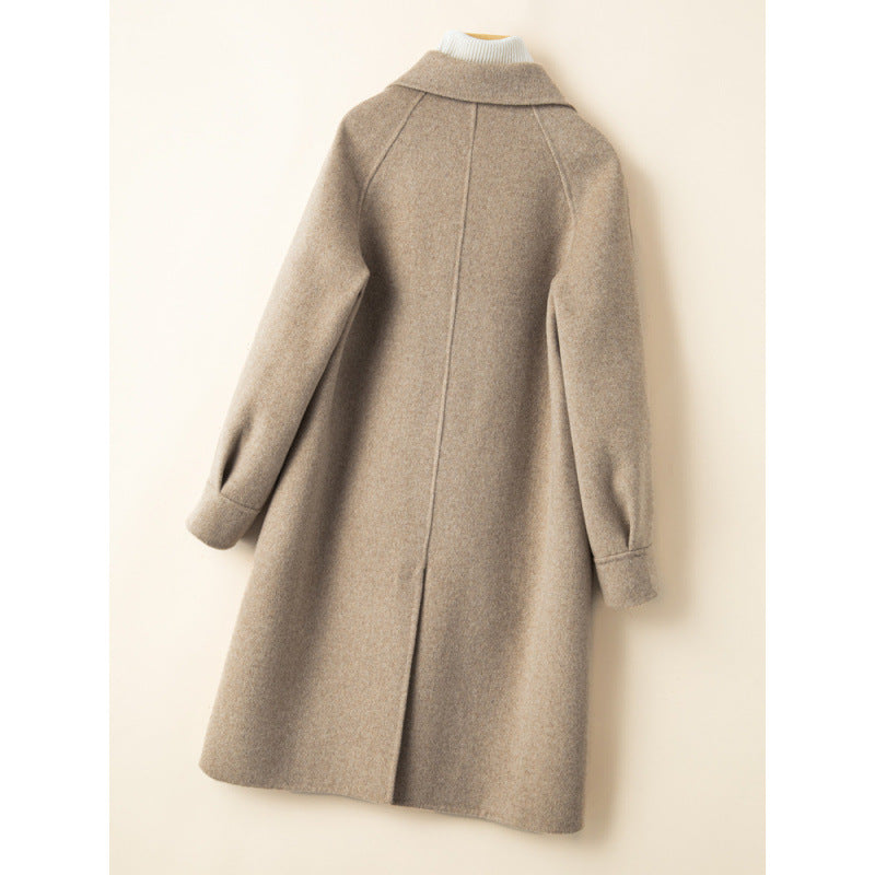 Women's Double-Sided Cashmere Wool Coat