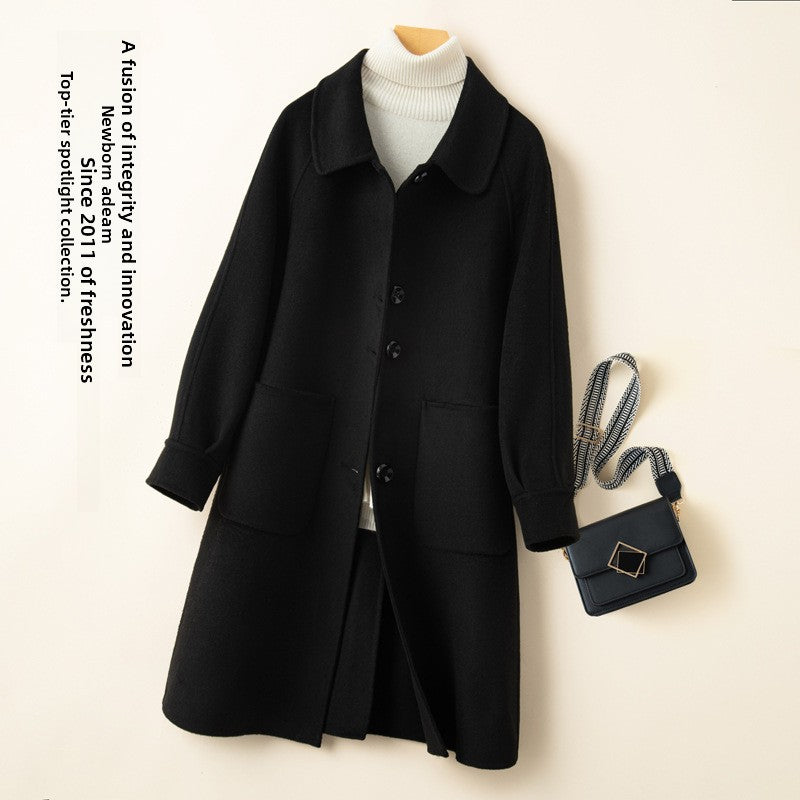Women's Double-Sided Cashmere Wool Coat
