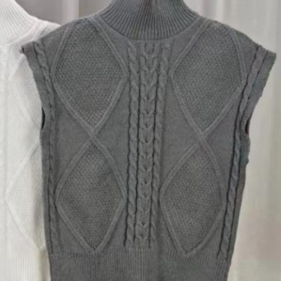 Women's Double-Sided Wool Blend High-Neck Pullover Dress