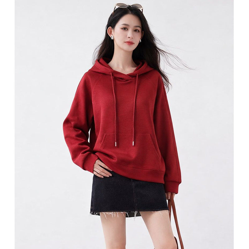 Women's Drawstring Hooded Sweatshirt