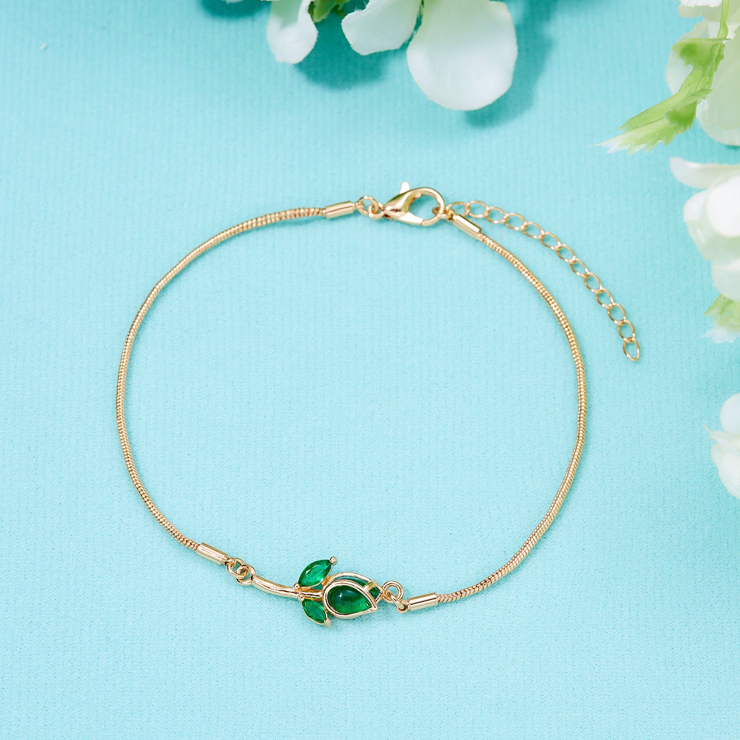 women's elegant flower bracelet