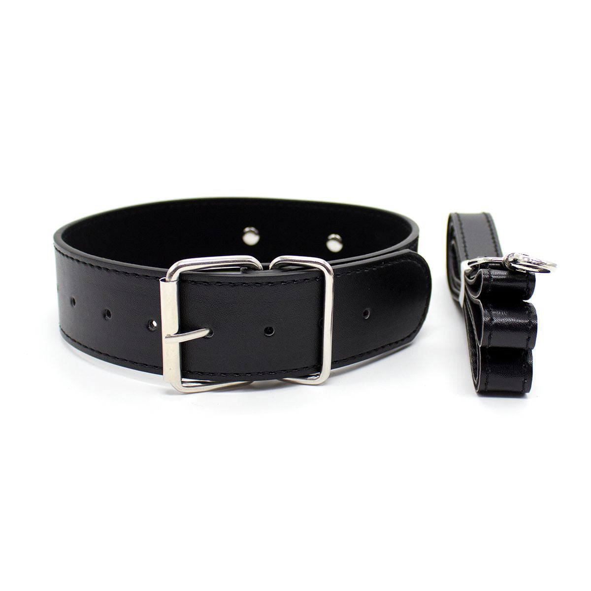 Women's erotic restraint neck ring