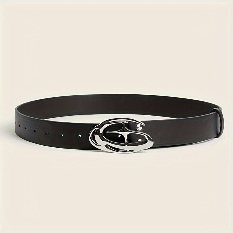 Women's Fashion PU Leather Belt with Alloy Buckle