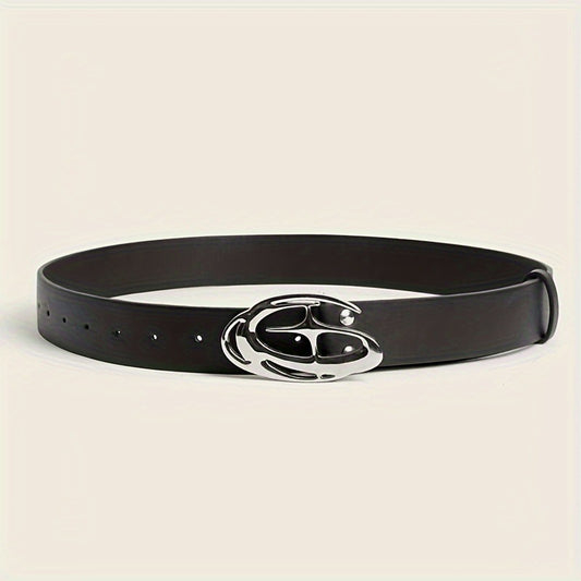 Women's Fashion PU Leather Belt with Alloy Buckle