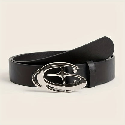 Women's Fashion PU Leather Belt with Alloy Buckle