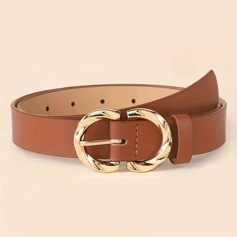 Women's fashionable and versatile buttoned waistband