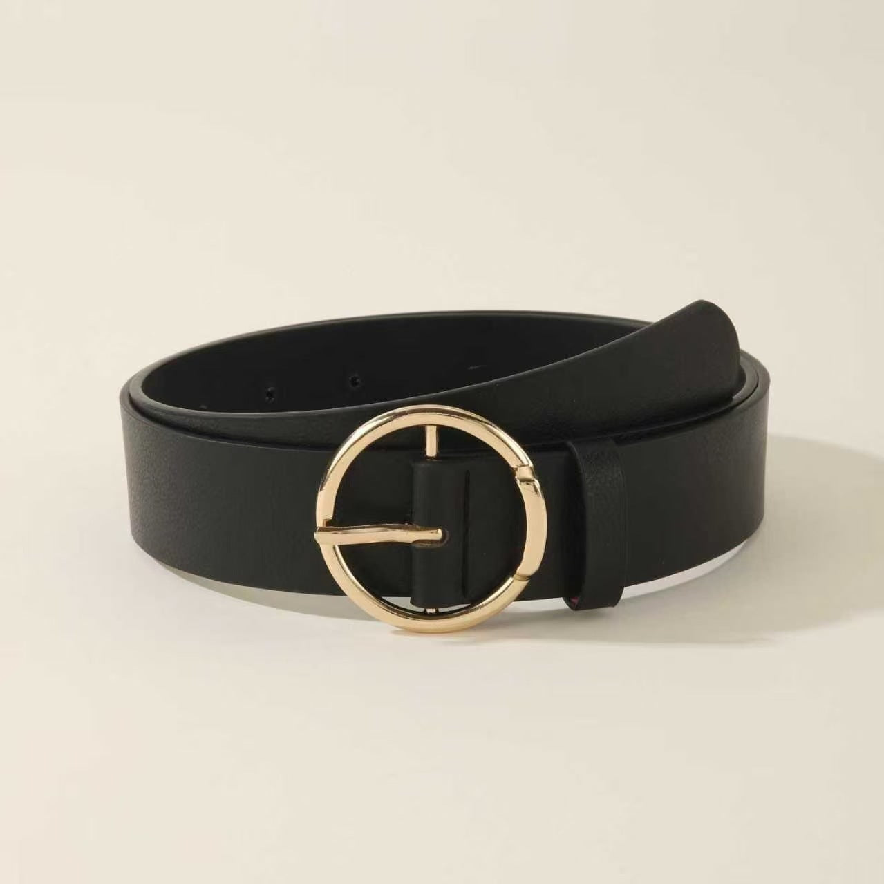 Women's fashionable and versatile buttoned waistband