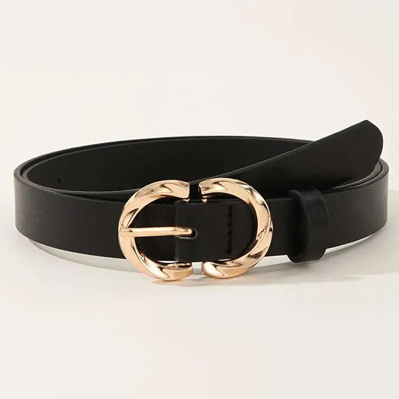 Women's fashionable and versatile buttoned waistband