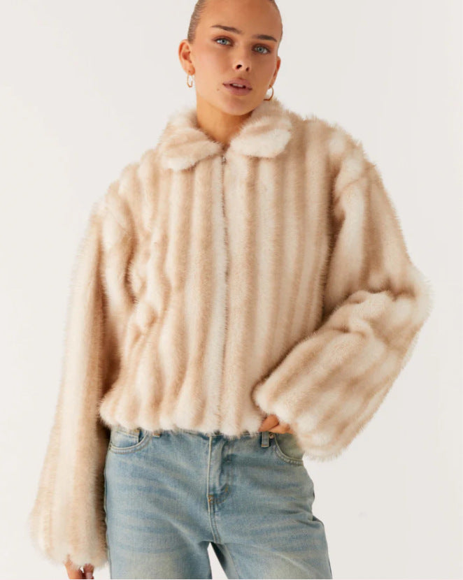 Women's Faux Fur Coat Winter Fashion