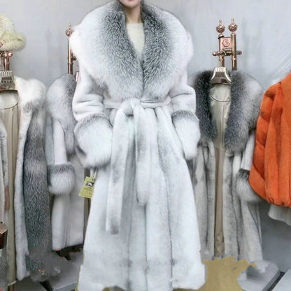 Women's faux mink coat/fur jacket