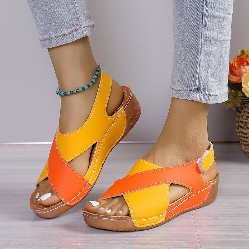 Women's Fish Mouth Platform Sandals
