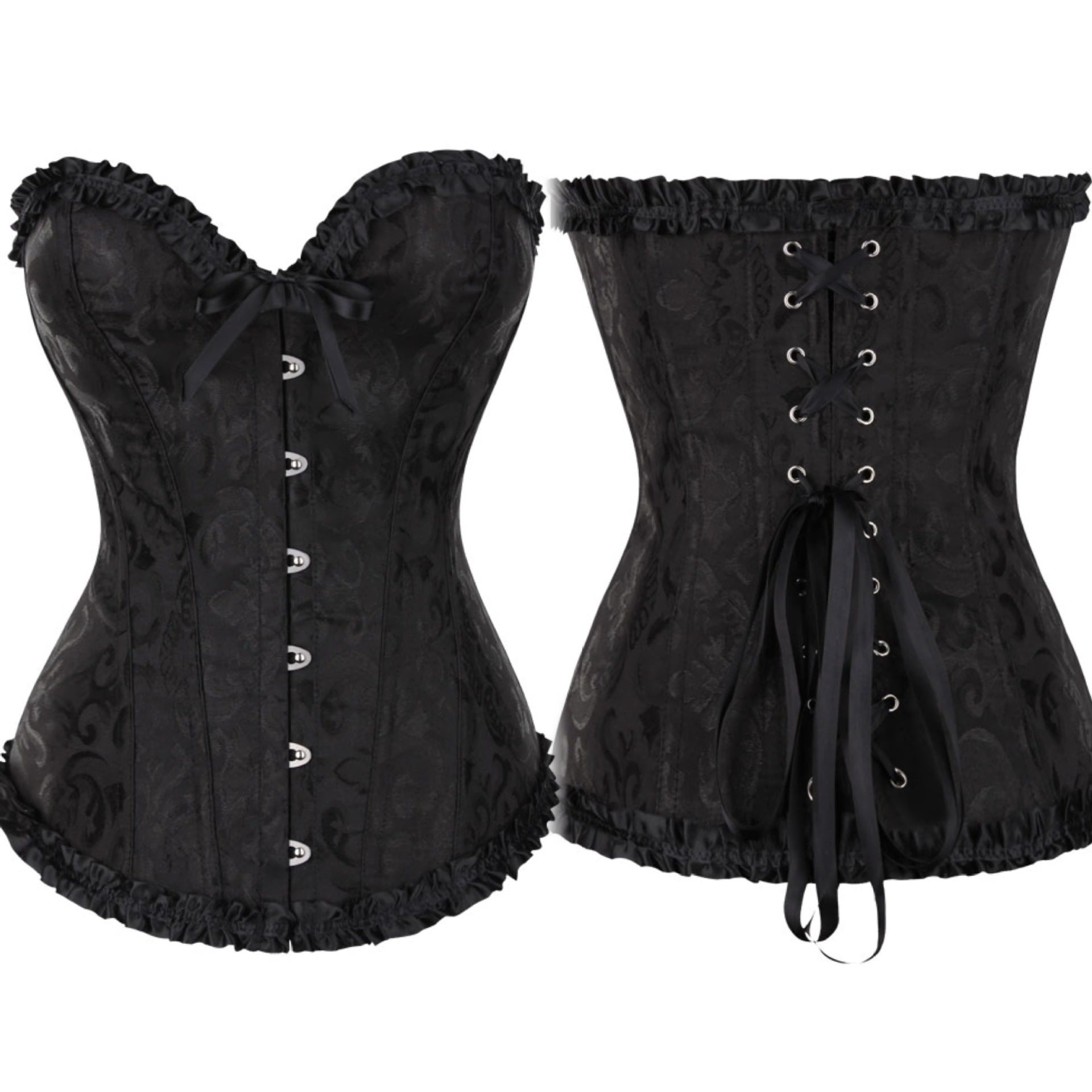 Women's Fishbone Floral Tube Top and Tutu Skirt Set