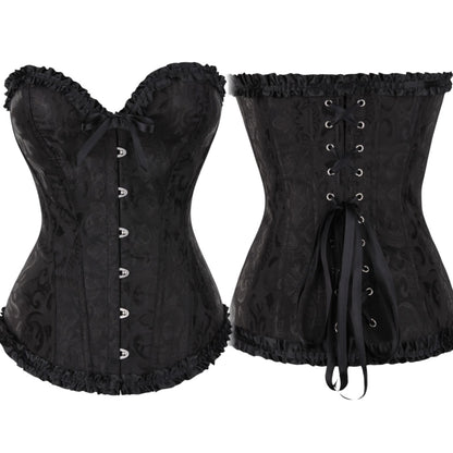 Women's Fishbone Floral Tube Top and Tutu Skirt Set