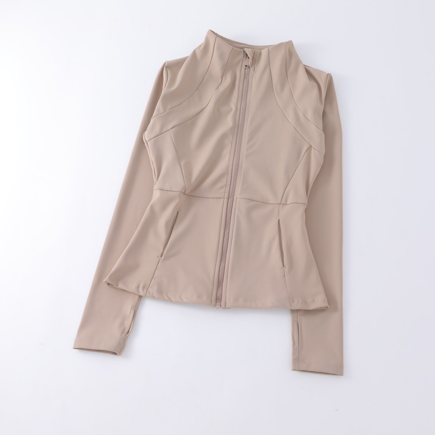 Women's Fitness Zipper Jacket Long Sleeve Sun Protection