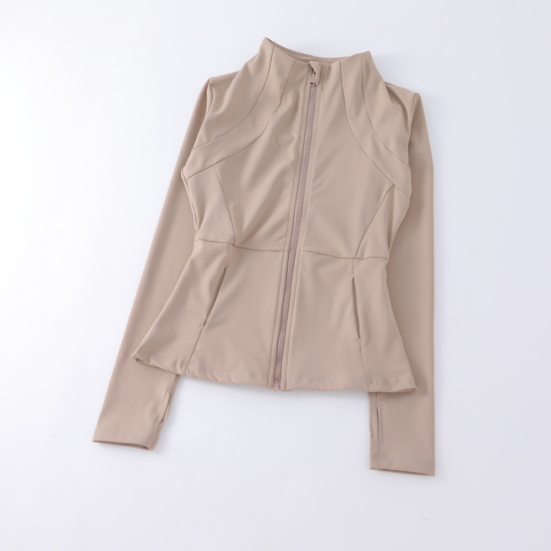 Women's Fitness Zipper Jacket Long Sleeve Sun Protection