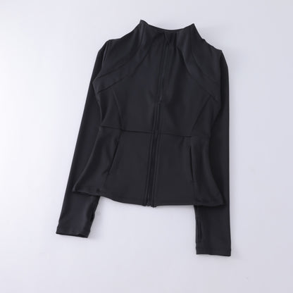 Women's Fitness Zipper Jacket Long Sleeve Sun Protection