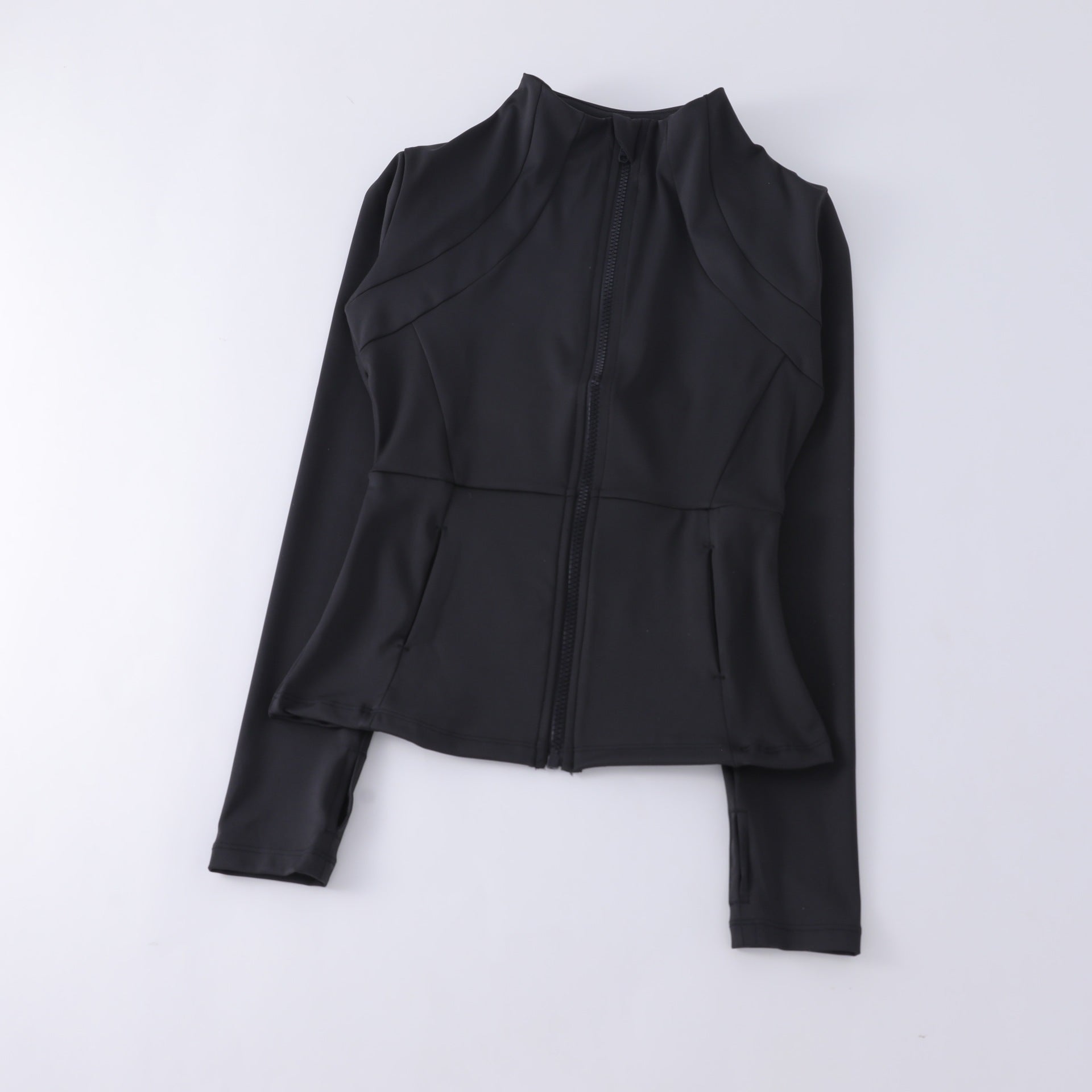 Women's Fitness Zipper Jacket Long Sleeve Sun Protection