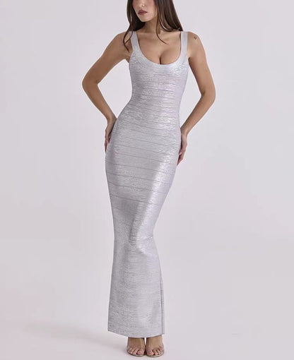 Women's fitted evening gown