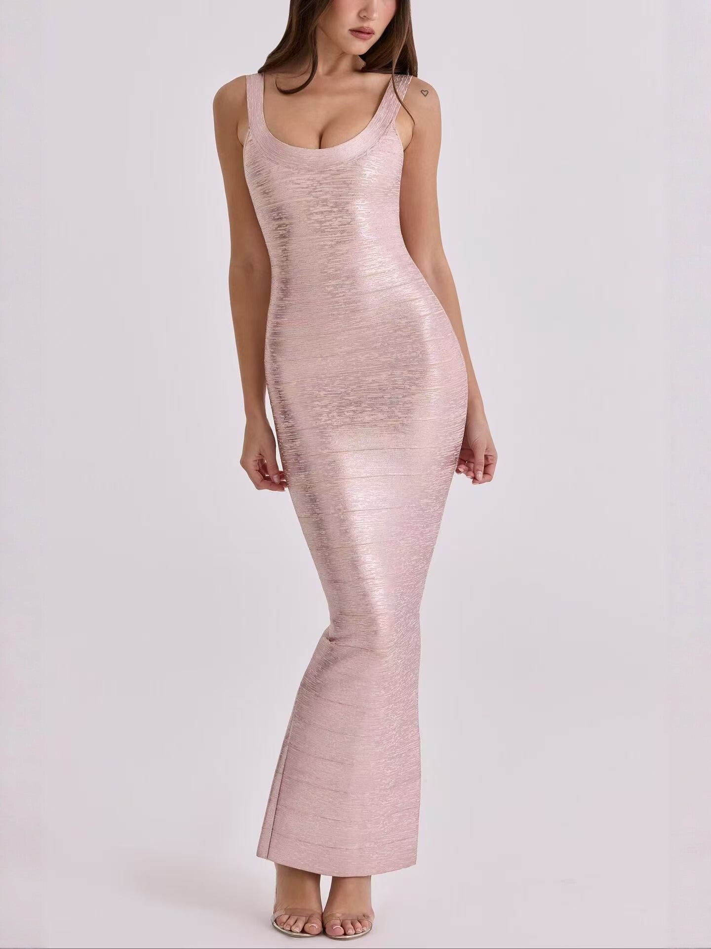 Women's fitted evening gown