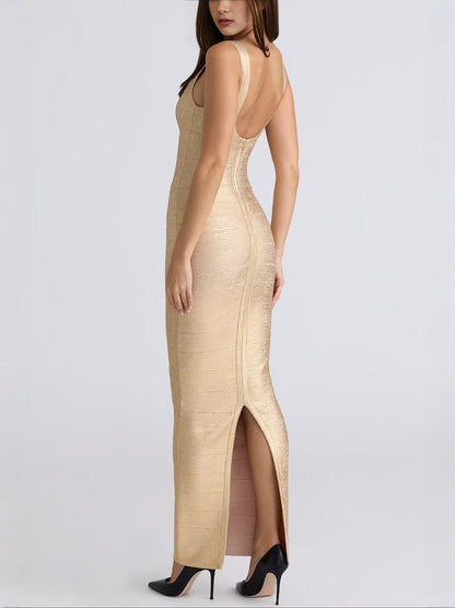 Women's fitted evening gown