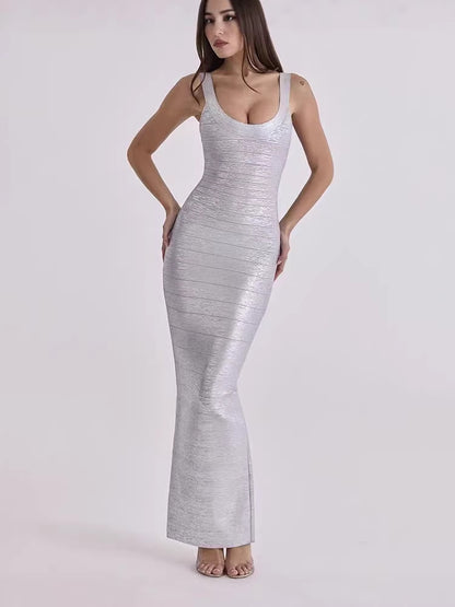 Women's fitted evening gown