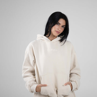 Women's Fleece-Lined Letter Embroidered Sweatsuit Set