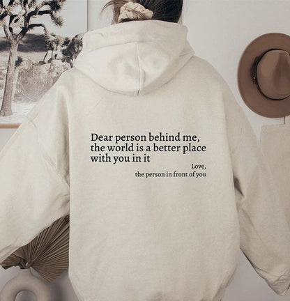Women's Fleece Sweater Letter Slogan Printed Hoodie