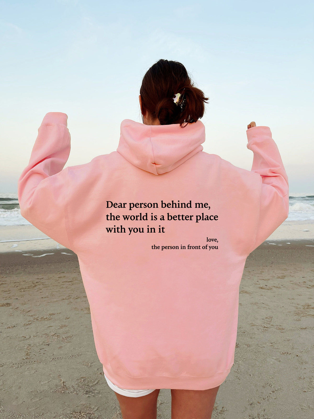 Women's Fleece Sweater Letter Slogan Printed Hoodie