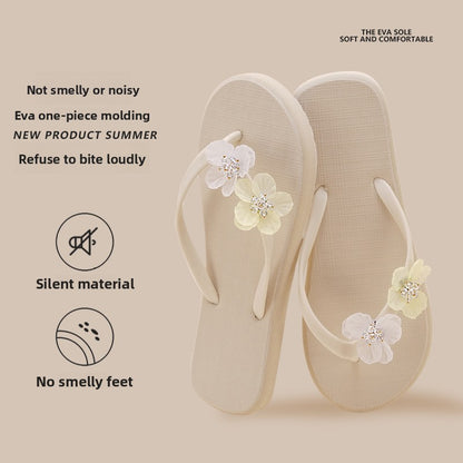 Women's Floral Flip-Flops